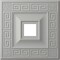 Ekena Millwork Eris Ceiling Medallion (Fits Canopies up to 9 7/8"), 18"W x 18"H x 3 1/2"ID x 1 1/8"P, Frost CM18ERFRF - alternate 1